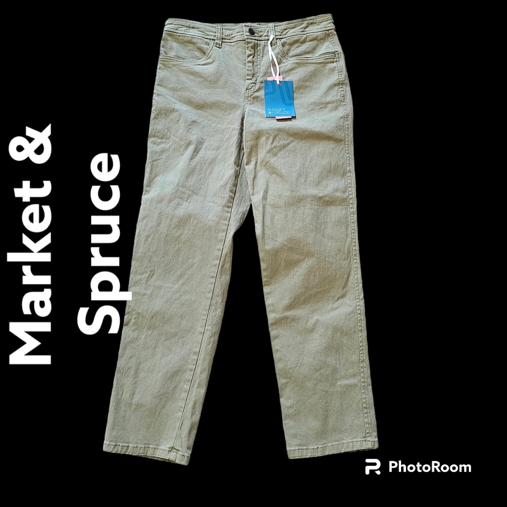 Market &Spruce Green Pants